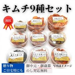 【送料無料】【期間限定】キムチ9種セット